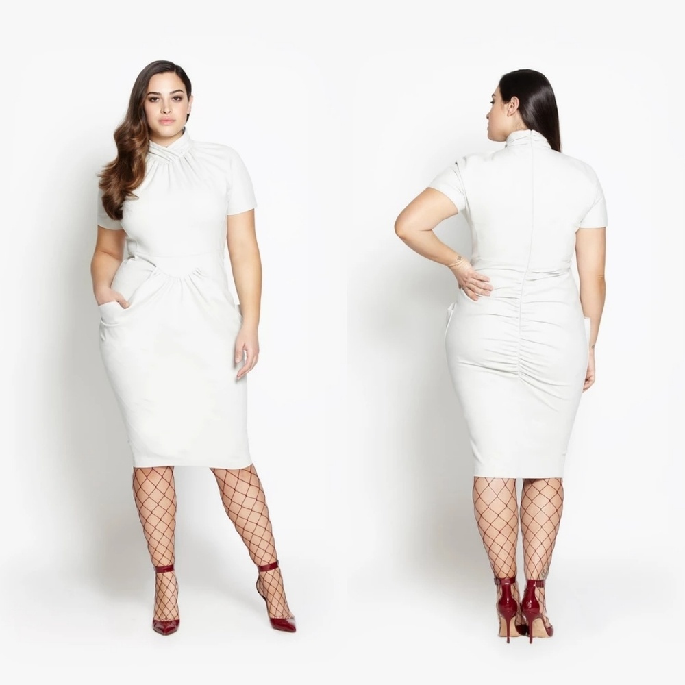 Beth Ditto Lola Dress in Dove Grey